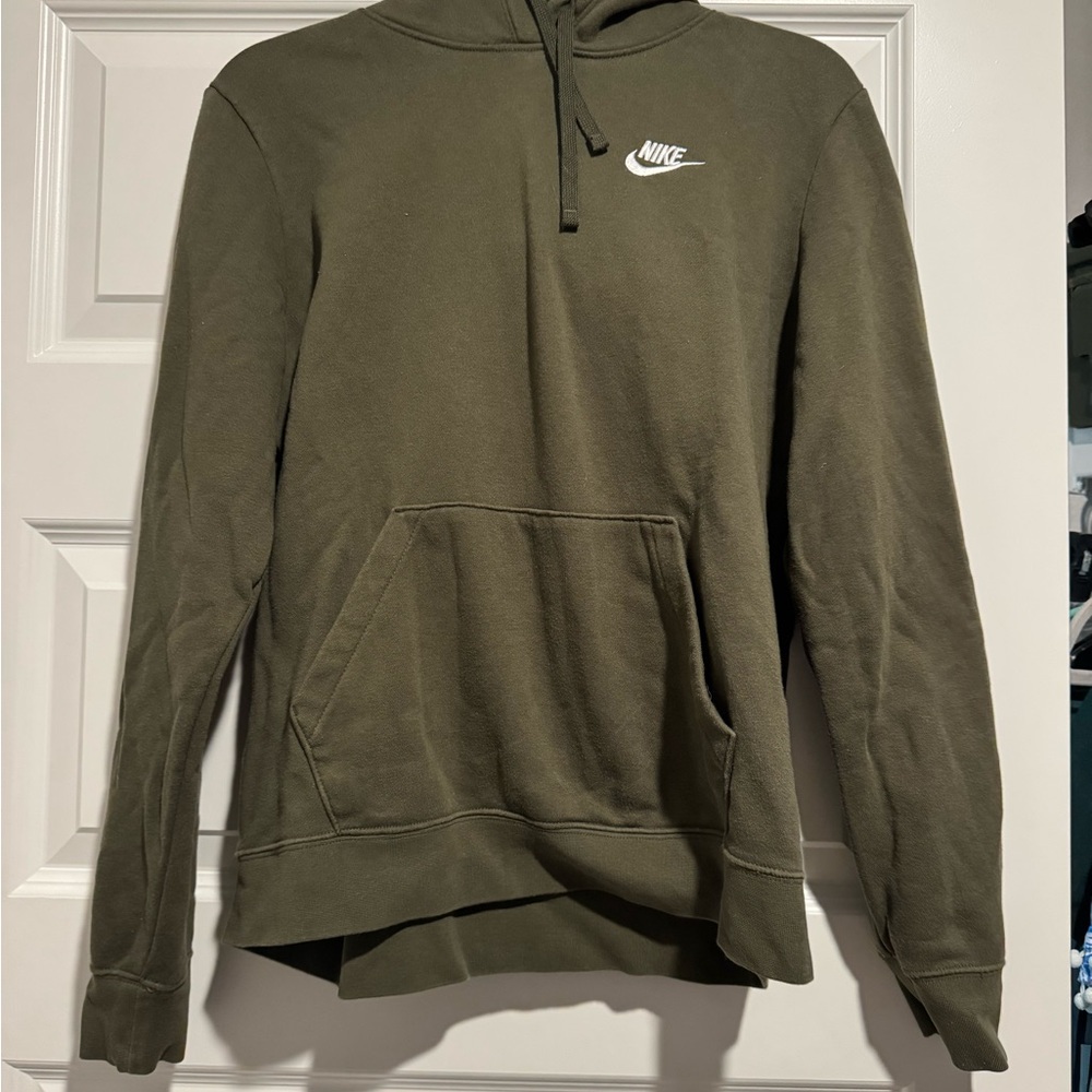 Nike Hoodie in Forest Green